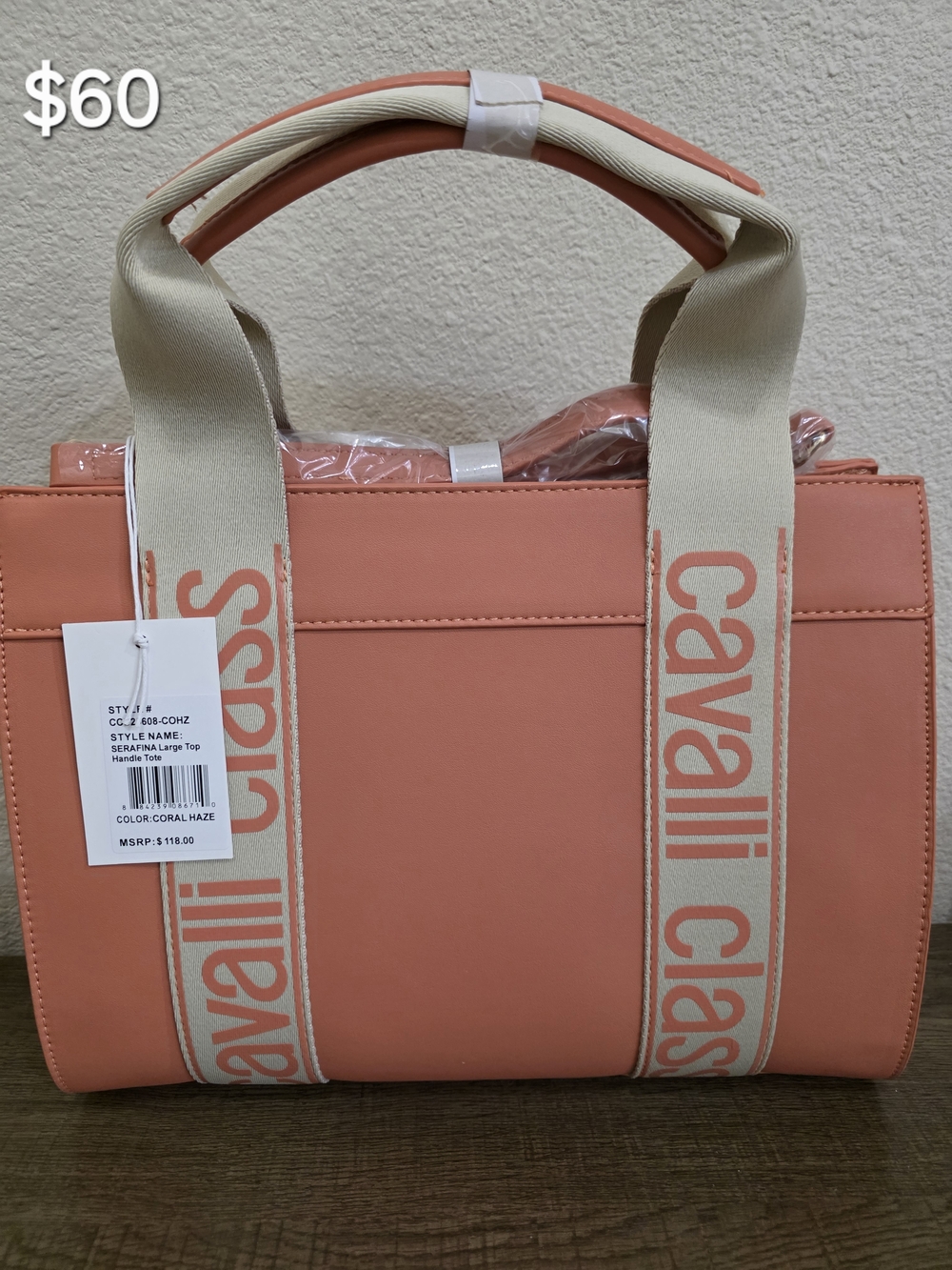 Cavalli Class Serafina Large Top Handle Tote